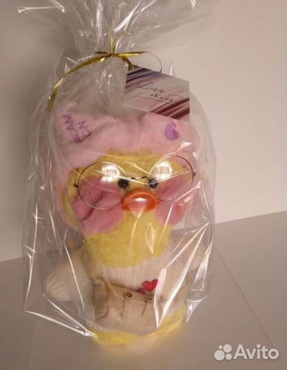 Утка Лалафанфан мягкая игрушка