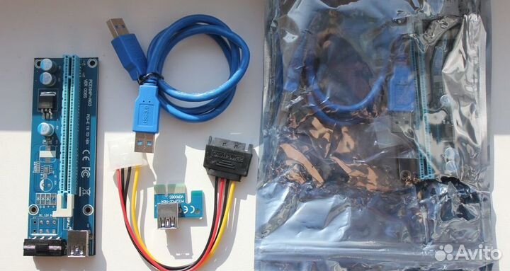 Райзера 6pin / molex