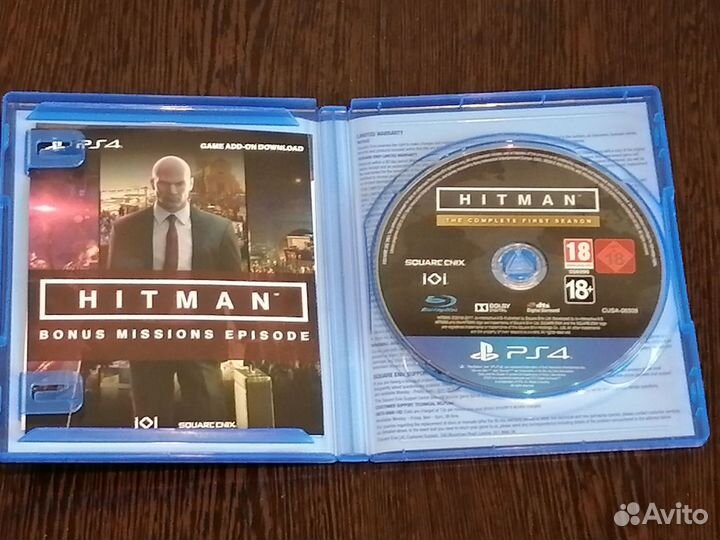 Игра Hitman для ps4 диск лицензия