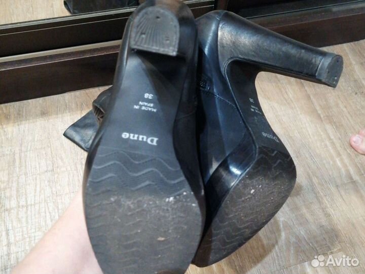 Ботфорты кожаные Dune