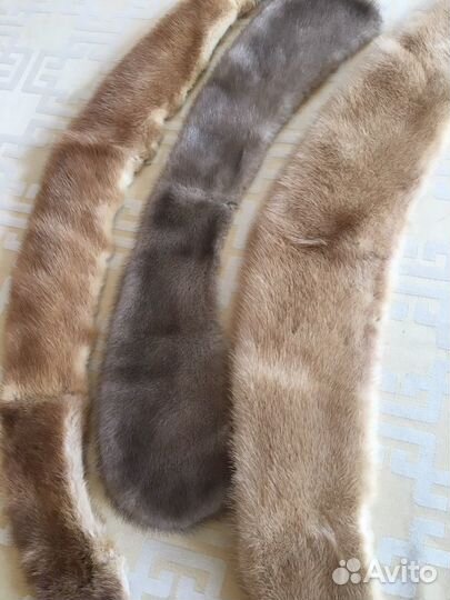 Воротник из норки