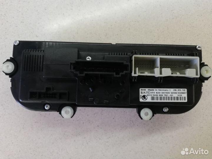 Блок управления отопителем Skoda octavia A5