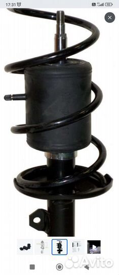 Пневмобаллоны в пружину LW 150*110*30