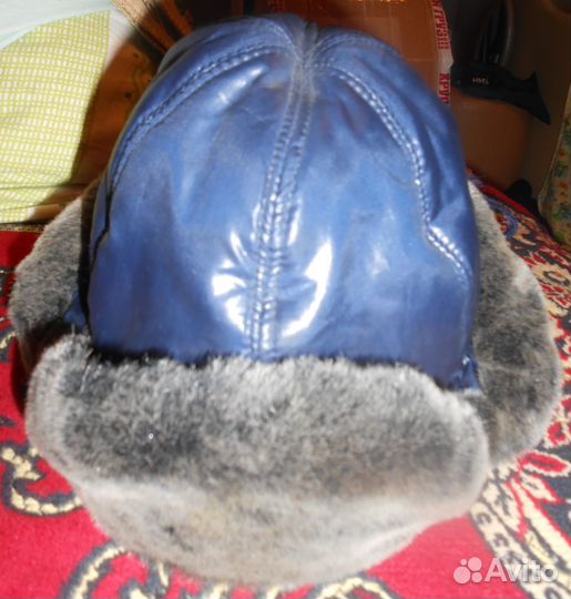 Шапка зимняя детская ушанка Б/у хор.сост