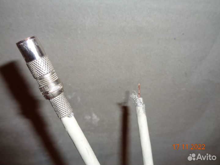 Провод тв антенны 8,8 метра медный