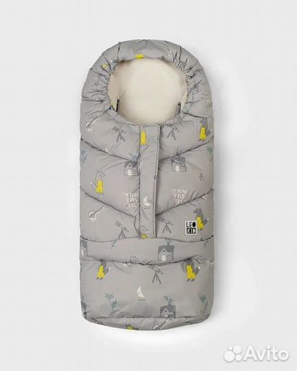 Зимний конверт в коляску leokid