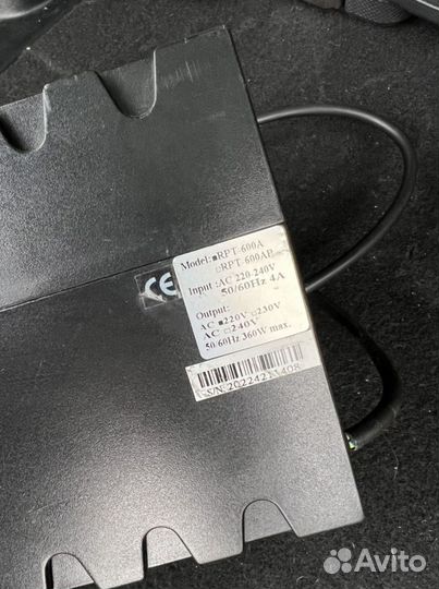 Ибп PowerCom RPT-600A (бесперебойник)