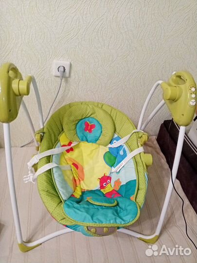 Детские качели 2 в 1 babyton