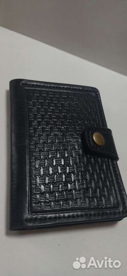 Обложка для автодокументов натуральная кожа