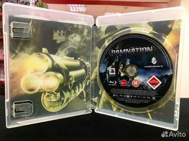 Диск PS3 Damnation