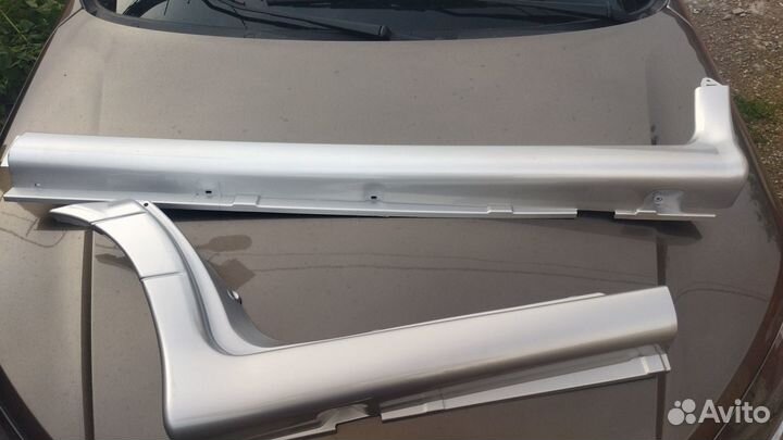 Накладки наружние порога ваз 2114-15