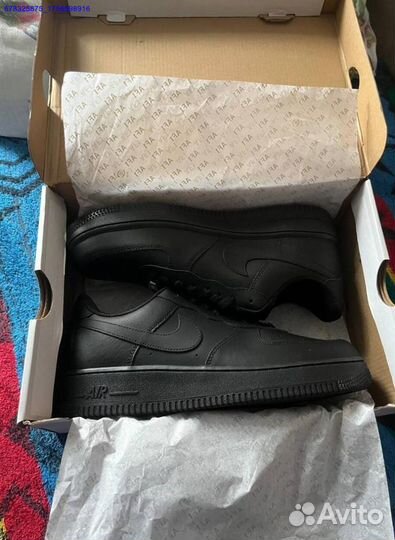 Nike Air Force 1'07 low black Оригинал