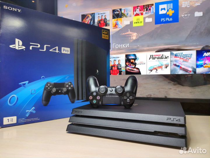 Sony PS4 Pro 1tb + 440 игр