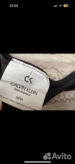 Оригинал Топ бра спортивный calvin klein