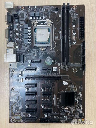 Материнская плата B250 BTC-12P