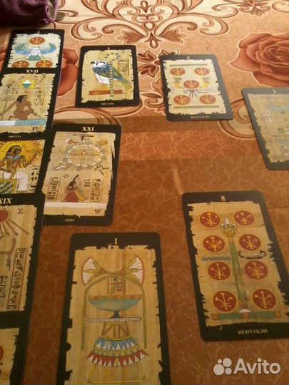 Таро Египетское. Новое (78 карт; 12 см x 6,5 см)