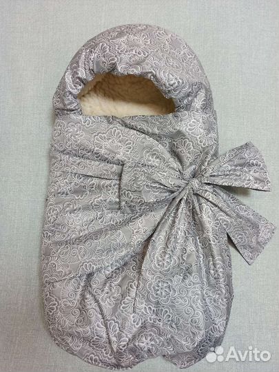 Конверт на выписку для девочки зима