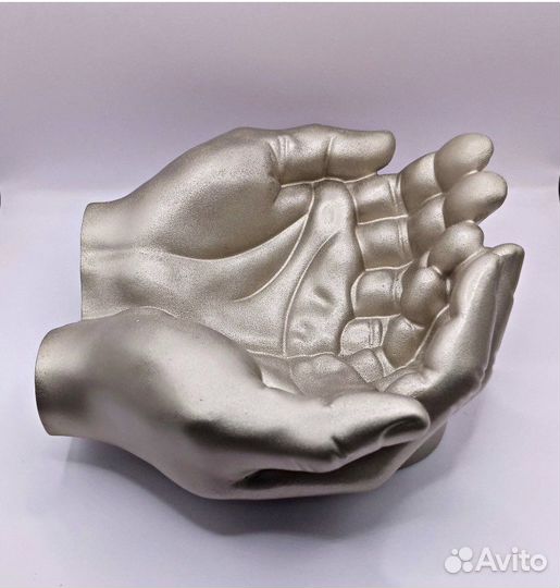Подставка из гипса Руки