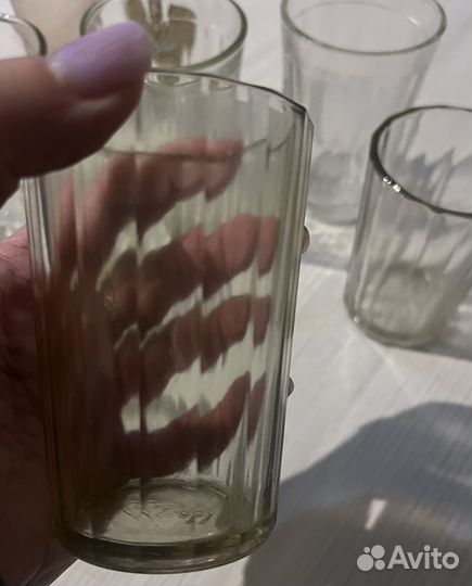 Стаканы стекло СССР