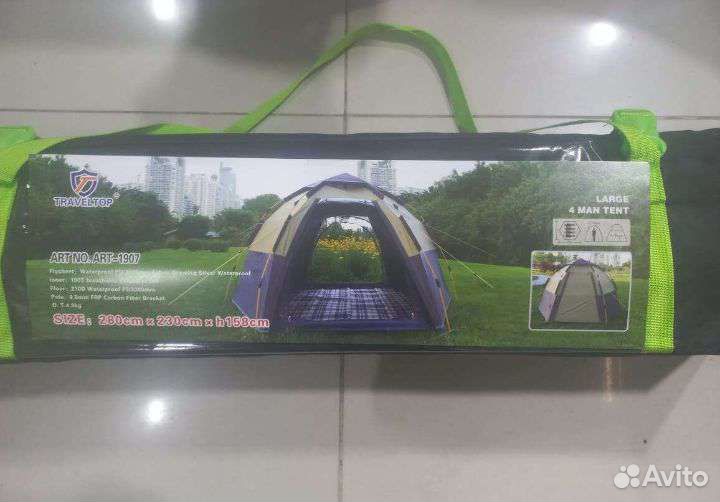 Палатка 4х местная автоматическая