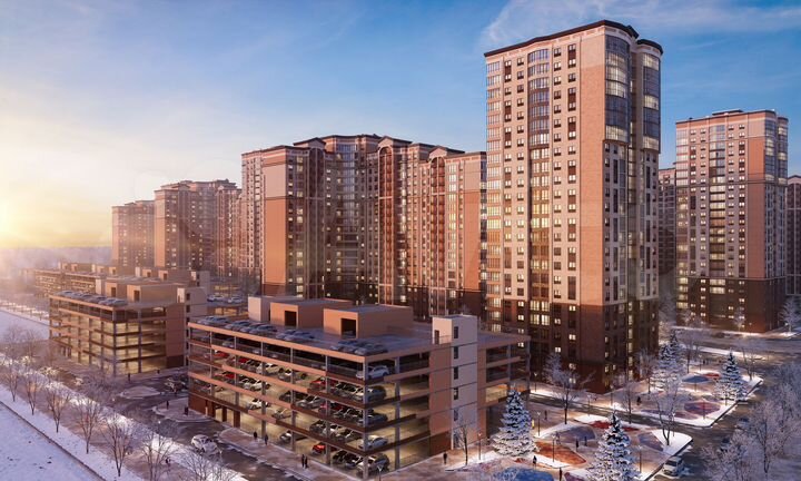 3-к. квартира, 86 м², 16/22 эт.