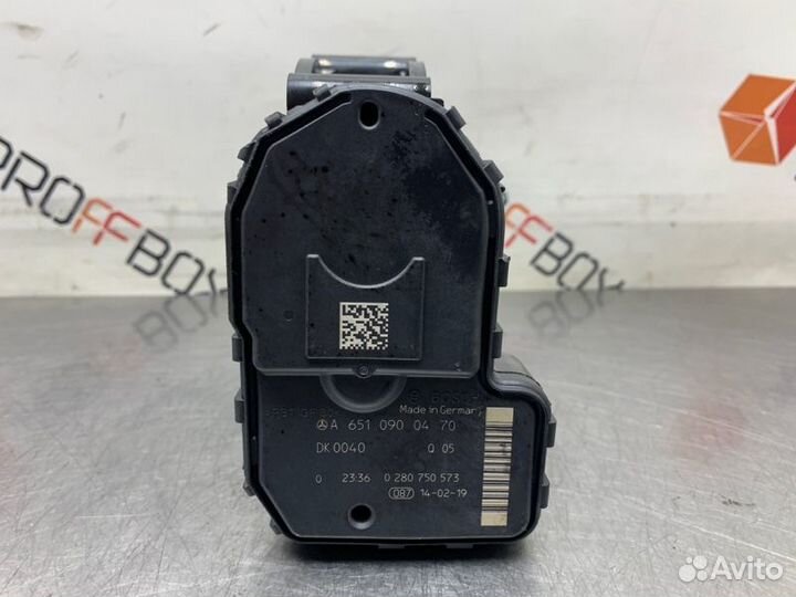 Заслонка дроссельная Mercedes E-Class W212 OM651