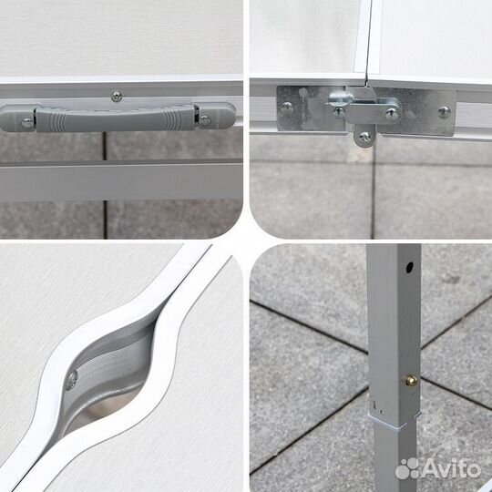 Складной усиленный стол+4 стулья60*120cm