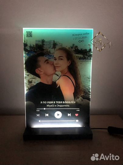 Подставка с подсветкой под Живое фото А4