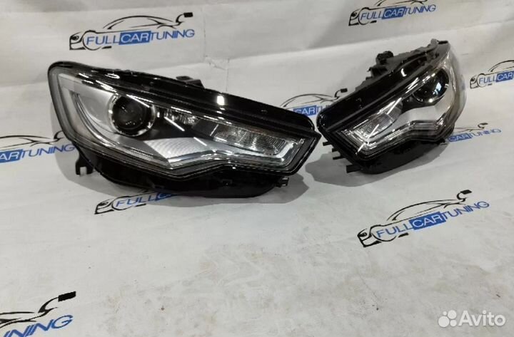 Audi a6 c7 a6c7 фара левая правая дорест в сборе