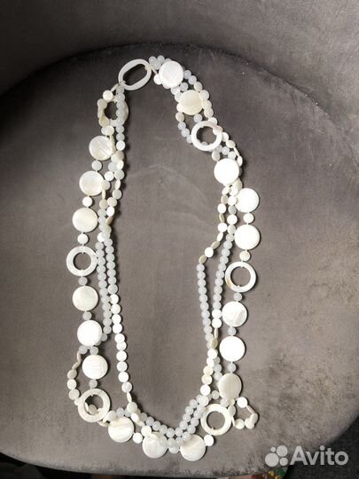Бусы из перламутра