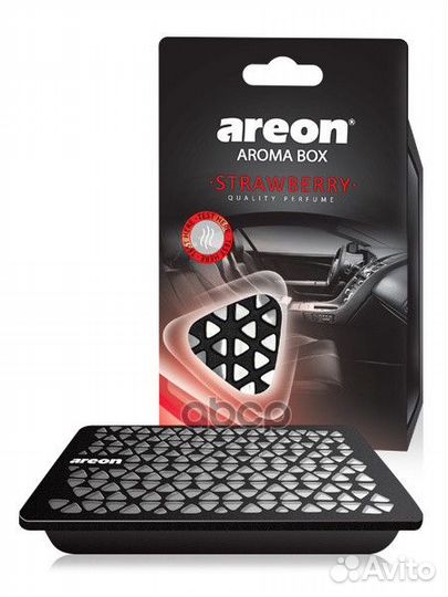 Ароматизатор под сиденье areon aroma BOX Strawb