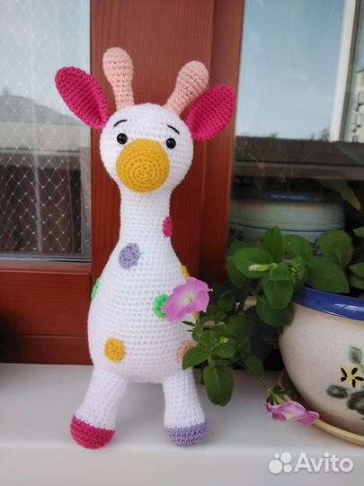 Жирафики. Вязаные игрушки