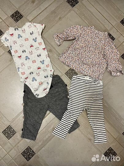 Фирменная одежда пакетом для ребенка 74 размер