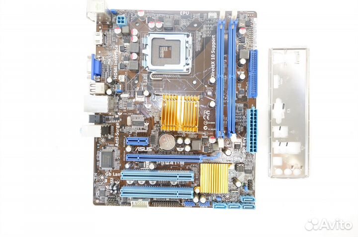 Мат плата 775 socket asus p5g41 m
