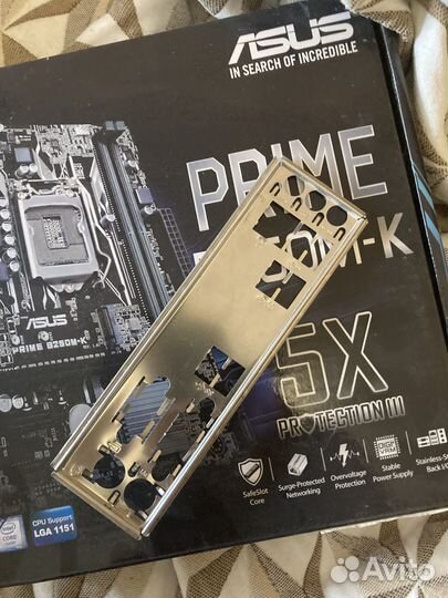 Материнская плата asus b250m-k