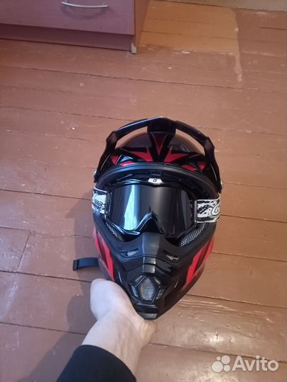 Кроссовый шлем hizer