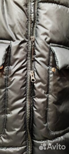 Пуховик для девочки 152 длинный