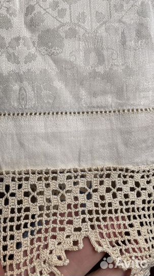 Рушник лен Вологодское кружево