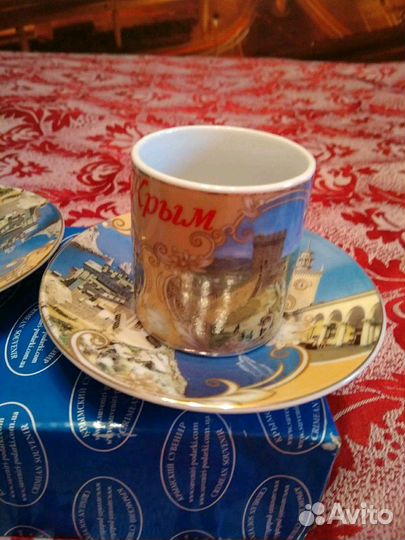 Кофейный набор.Фарфор Крым