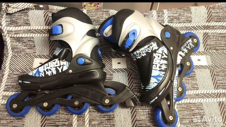 Роликовые коньки для мальчика, 34-37 размер