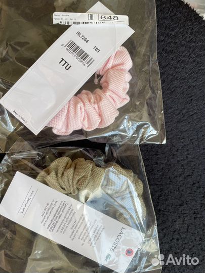 Резинки для волос Lacoste, новые, оригинал