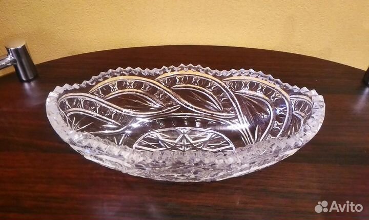 Советская хрустальная ладья
