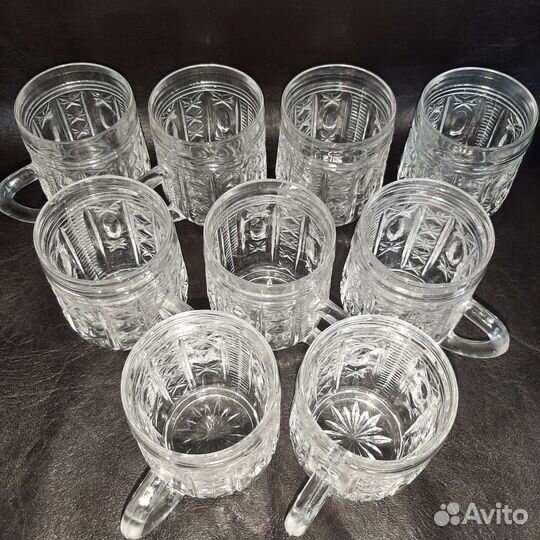 Кружка бокал пивные СССР хрусталь