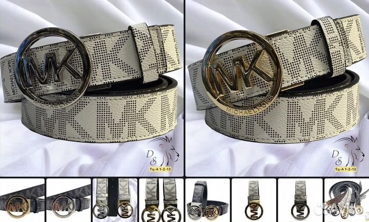 Ремень женский натуральная кожа MK Guggi LV Pinko