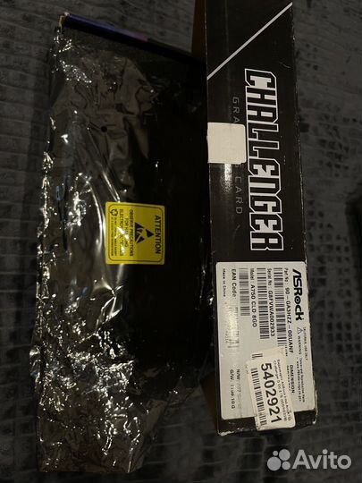 Видеокарта asrock intel arc a750 8GB