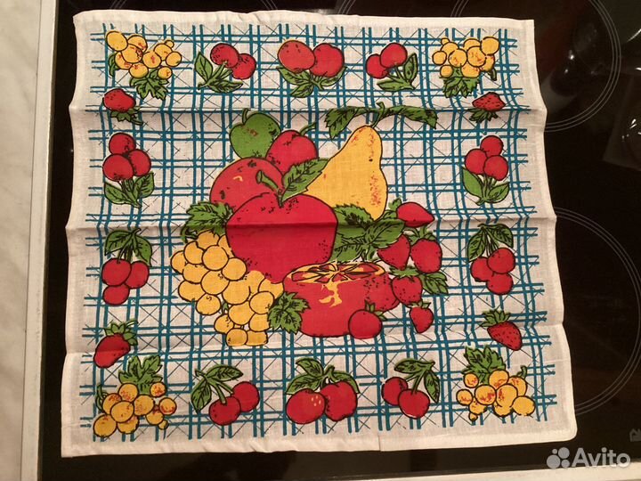 Скатерть льняная с салфетками. Новый набор