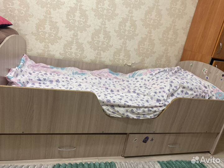 Детская кровать от 3 лет с бортиками бу