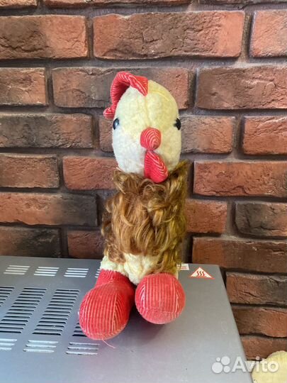 Мягкая игрушка золотой петушок СССР
