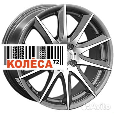 LS Wheels LS286 6.5x15 5x112 ET45 Dia57.1 GMF