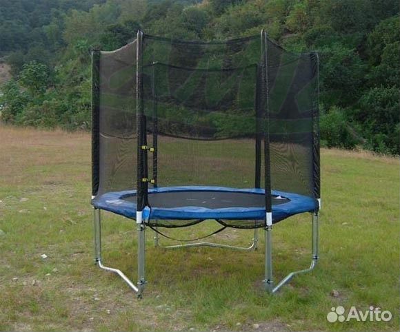 Батут с сеткой 2,44 м 8 ft (с защитной сеткой)
